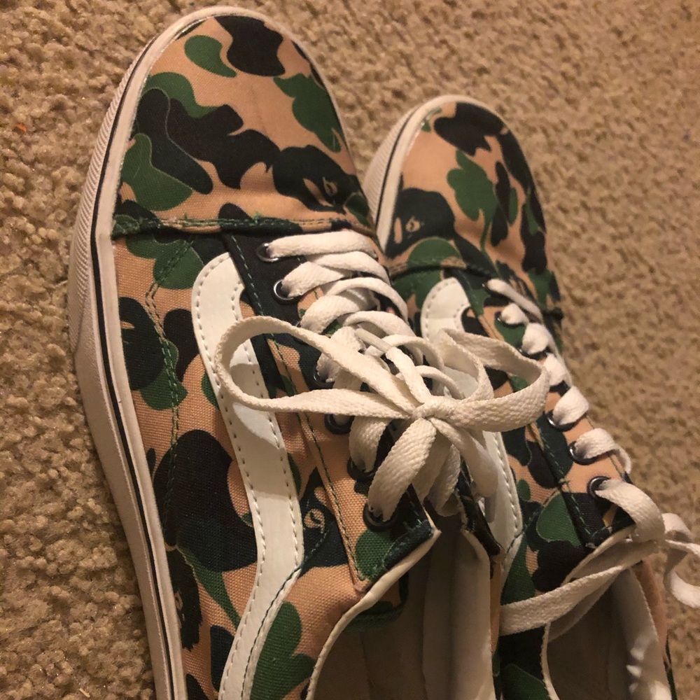Bape custom vans